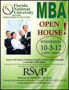 MBA Open House at FNU's Hialeah Campus
