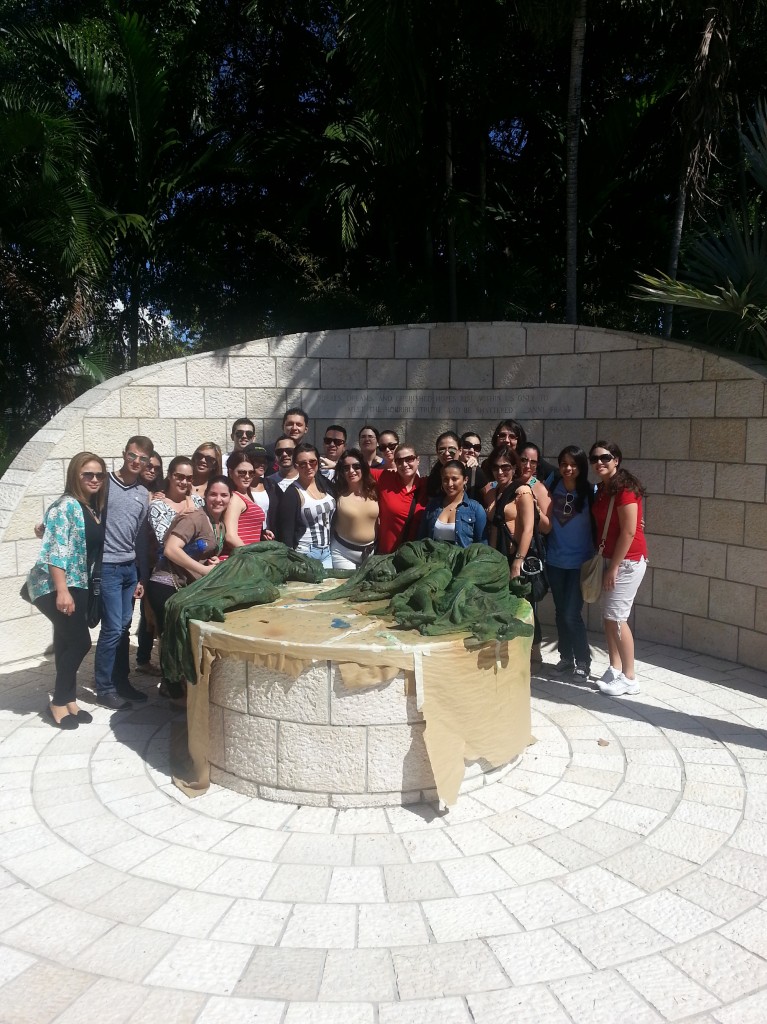 FNU students at the Holocaust Memorial