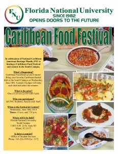 Caribbean Food Festival flyer