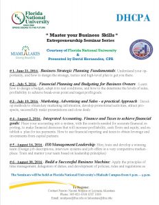 Master your Business Skills Series Flyer