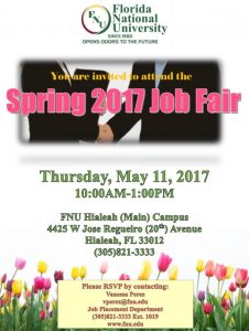 Spring 2017 Job Fair