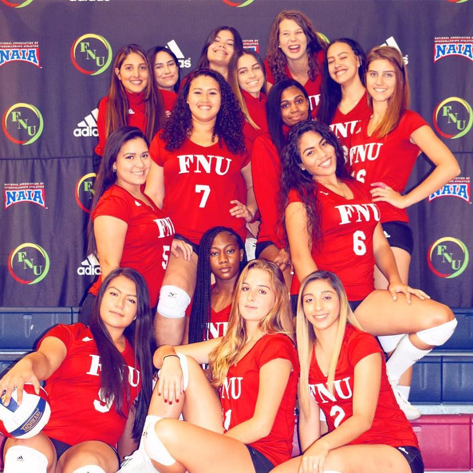 fnu women's volleyball team PIC