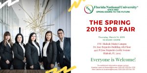 Job Fair flyer Spring 2019