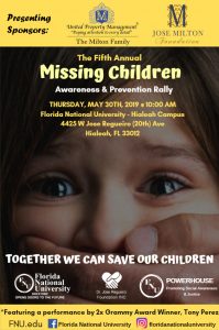 Florida National University Missing Children Flyer 