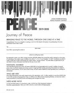 journey of peace contest rules