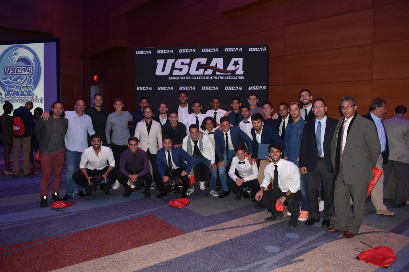 MEn's soccer at the USCAA Annual Banquet