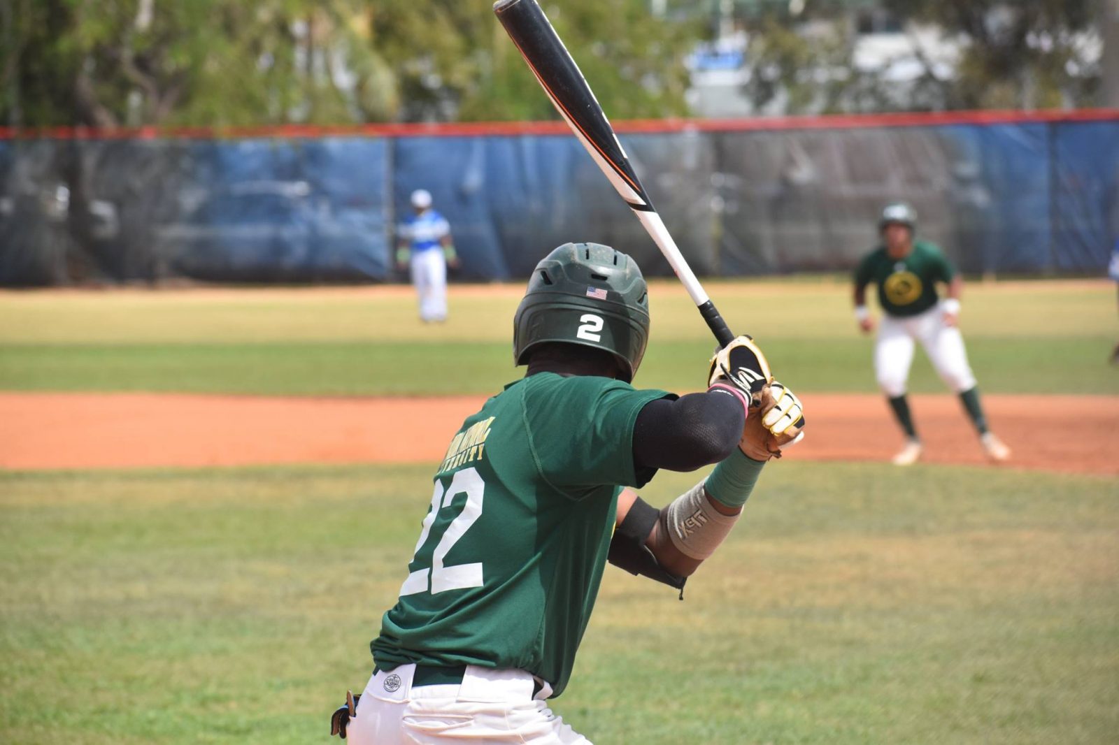 FNU Baseball player batting in the game