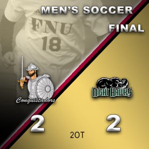 Men's Soccer Results Graphic - 4/3/21