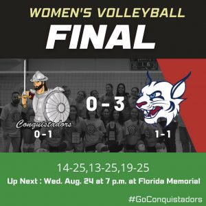 FNU Volleyball Final Results Graphic (08-23-22)