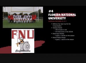 FNU women's soccer official announcement of bid to USCAA Championships.