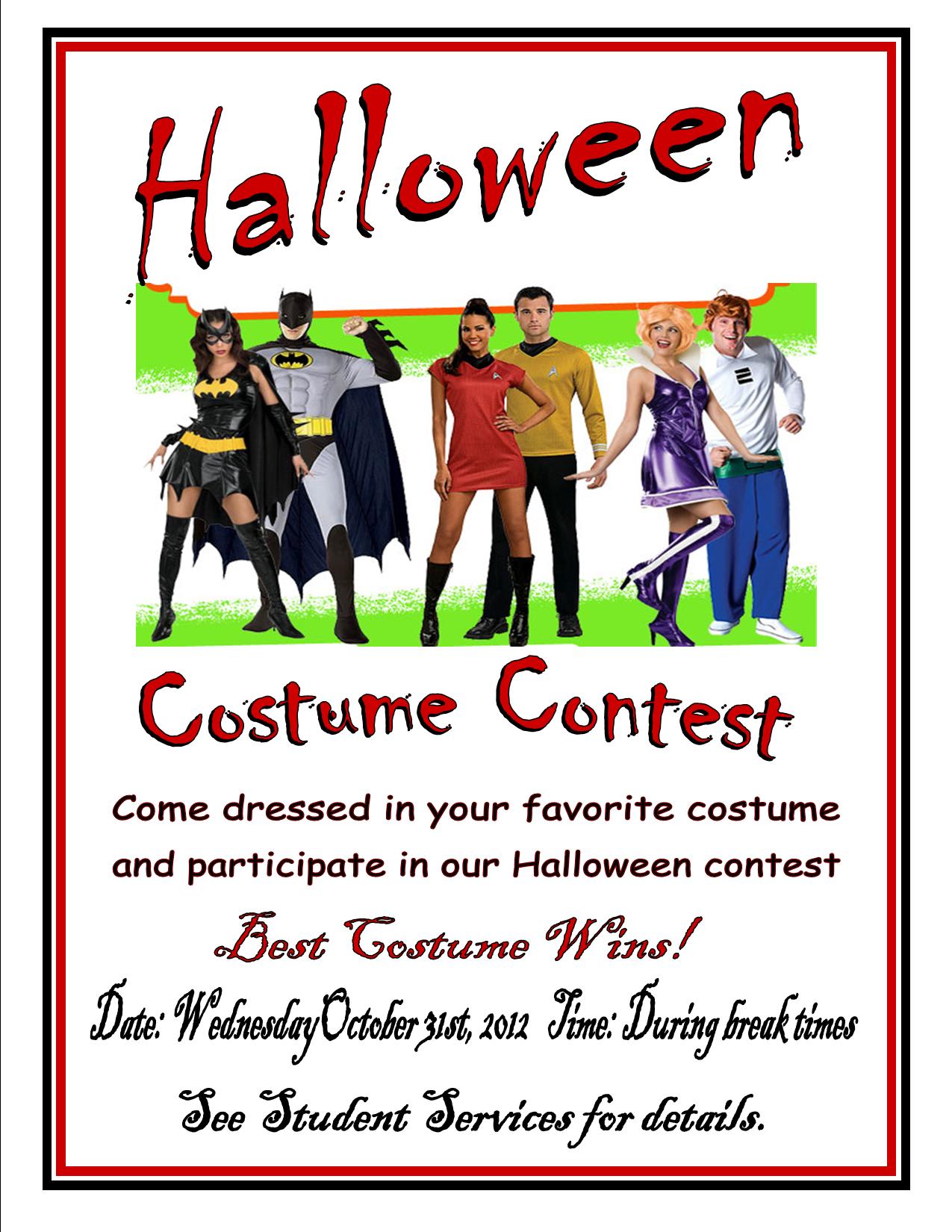 Halloween Costume Contest Flyer Template