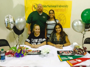 Volleyball player signing NLI