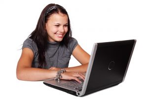 Woman on laptop 