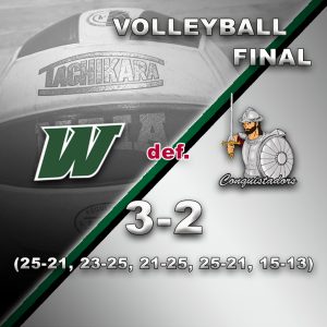 Volleyball results graphic - 3/10/21