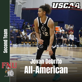 FNU USCAA All-American Second Team honoree Jovan Debrito.
