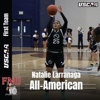 FNU USCAA All-American First Team honoree Natalie Larranaga.