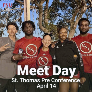 Conquistador track and field competes at the St. Thomas Pre Conference meet.