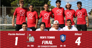 FNU men's tennis final graphic. (04-28-23)