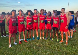 FNU men's cross country at The Sun Conference Preview Meet in Ave Maria, Fla.