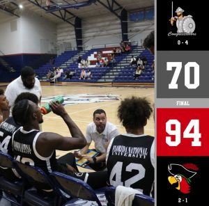 Barry protects home court and defeats FNU 94-70 graphic.
