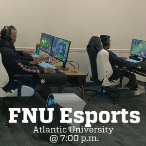 FNU eSports improves to 4-2 this season graphic.