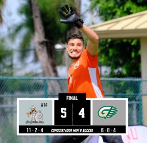 FNU earns third straight trip to CAC championship match graphic.