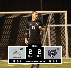 Conquistadors lose heartbreaking CAC final in penalty shootout graphic.