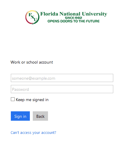 Student Email & Student Portal - Florida National University (FNU)