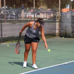 FNU tennis player Vanessa Simone.